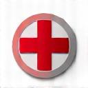 Illustration eines Notarztsymbols oder eines Krankenhaussymbols, das medizinische Dienste darstellt
